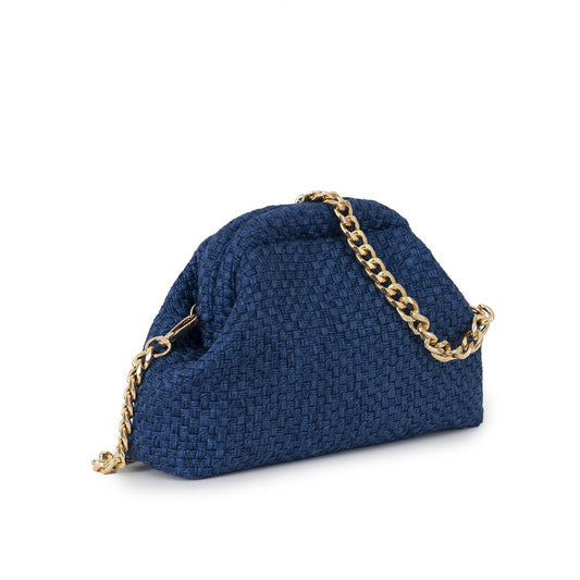 MATHILDE CLUTCH-KONGEBLÅ